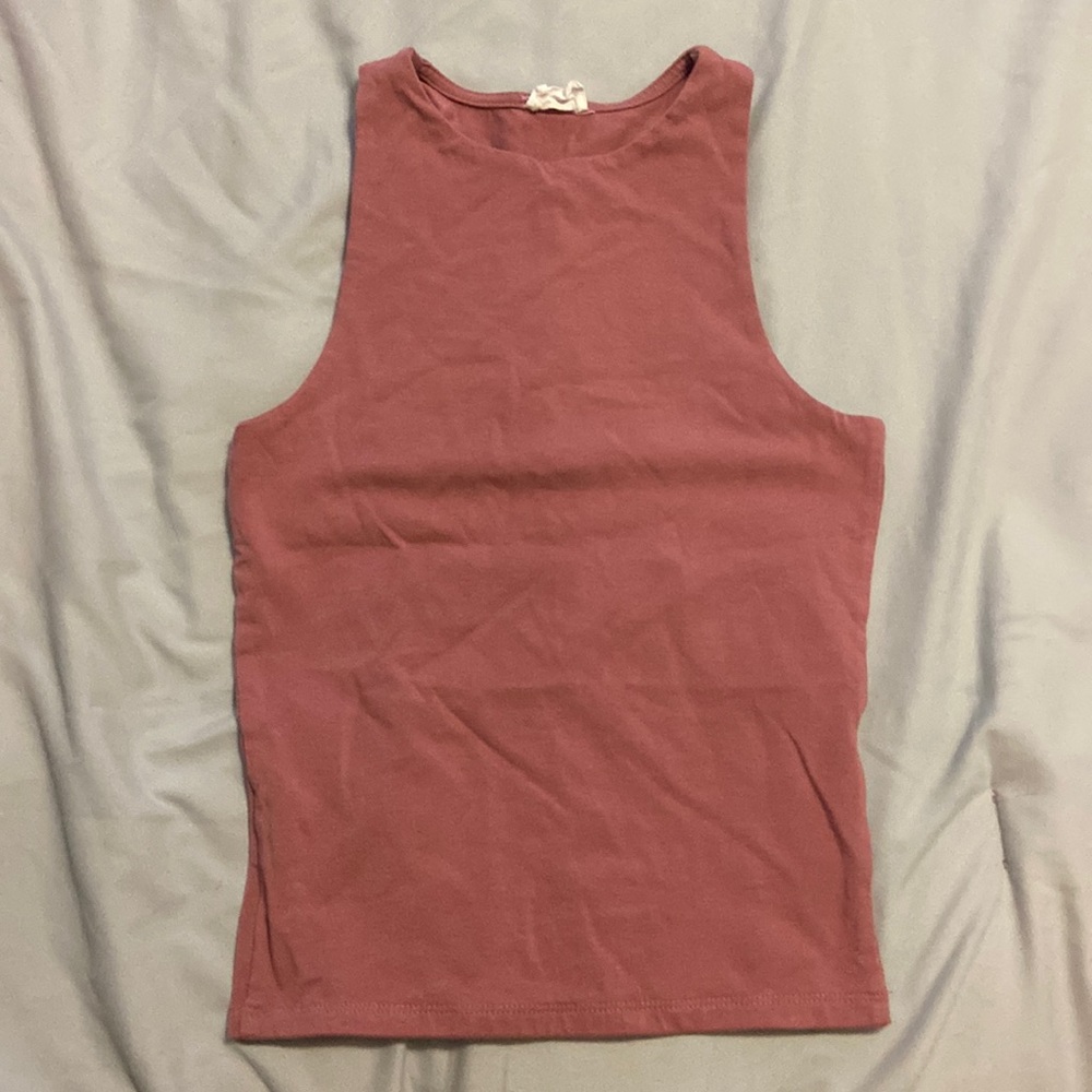 Pink crop top